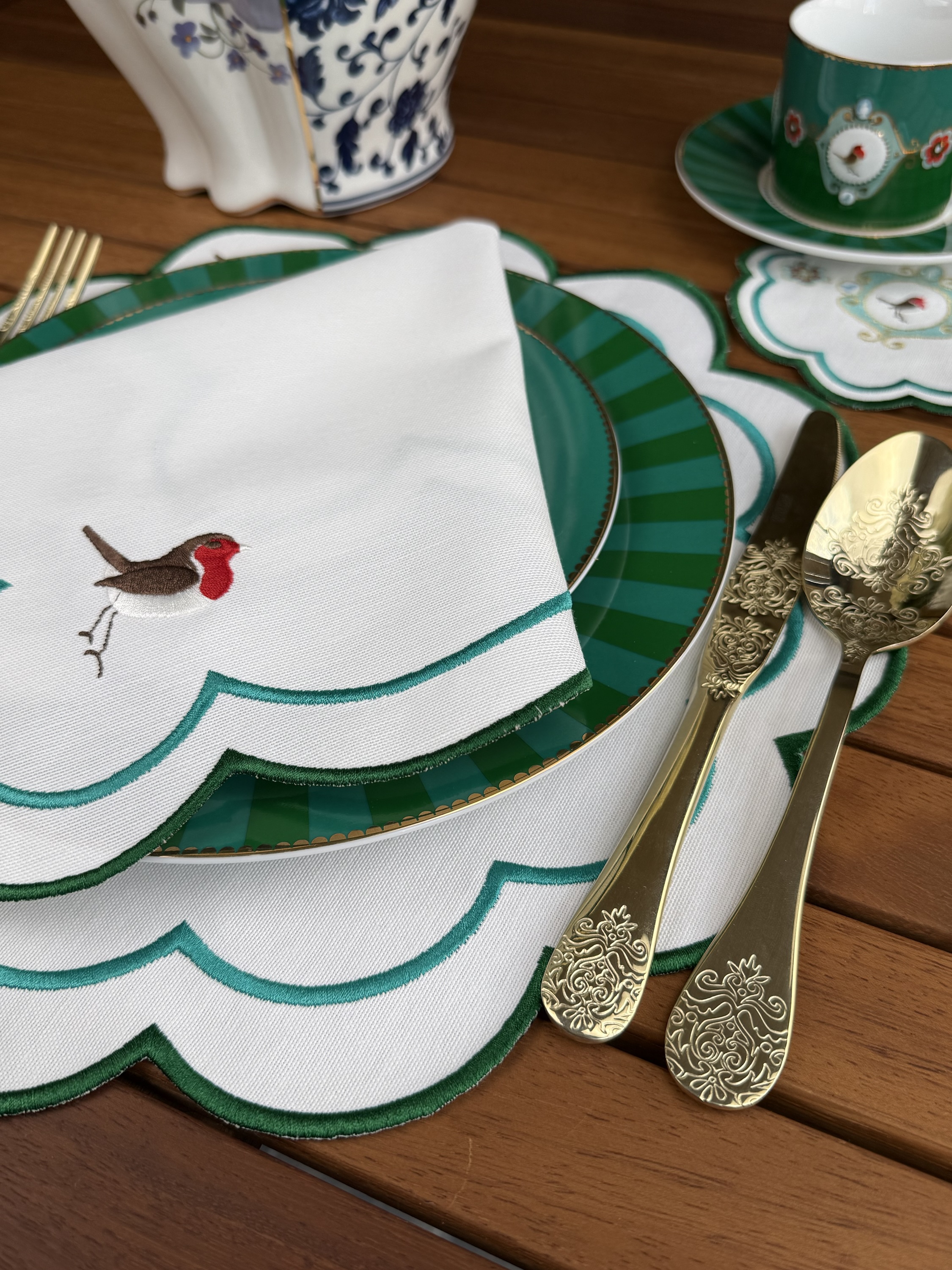 Yeşil Flora Servis Peçete