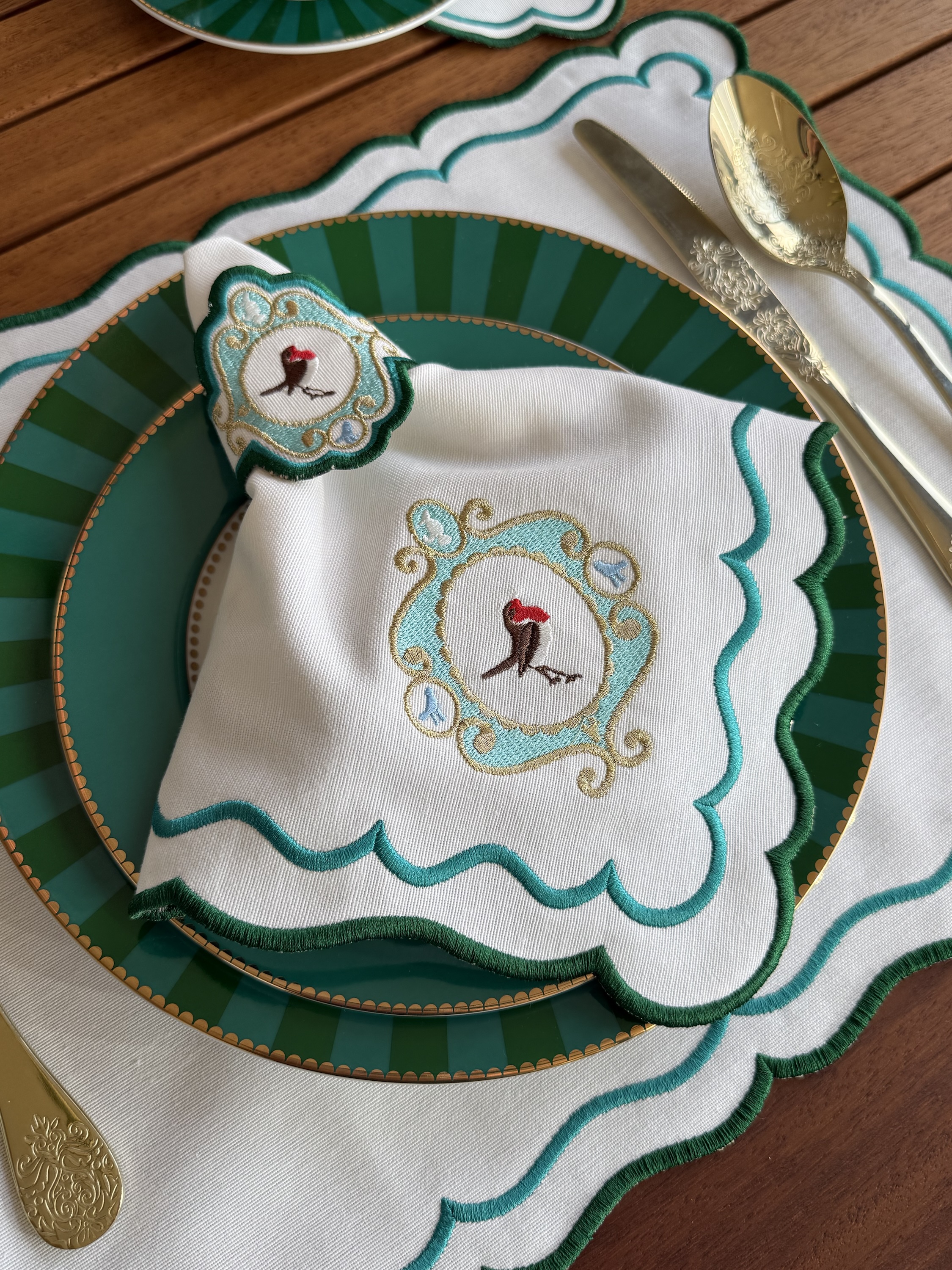 Yeşil Verona Servis Peçetesi