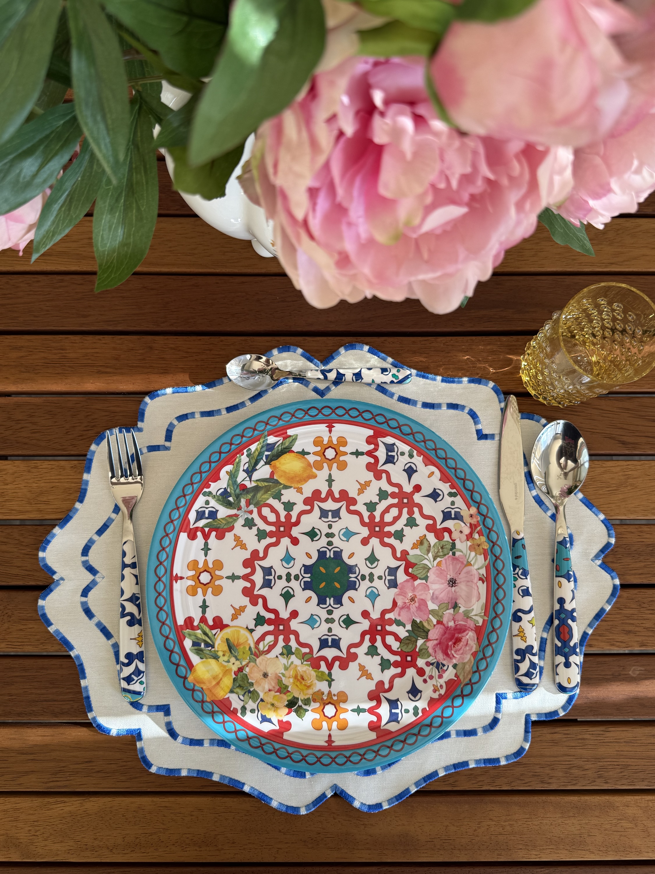 Mavi Ebrulia Amerikan Servis