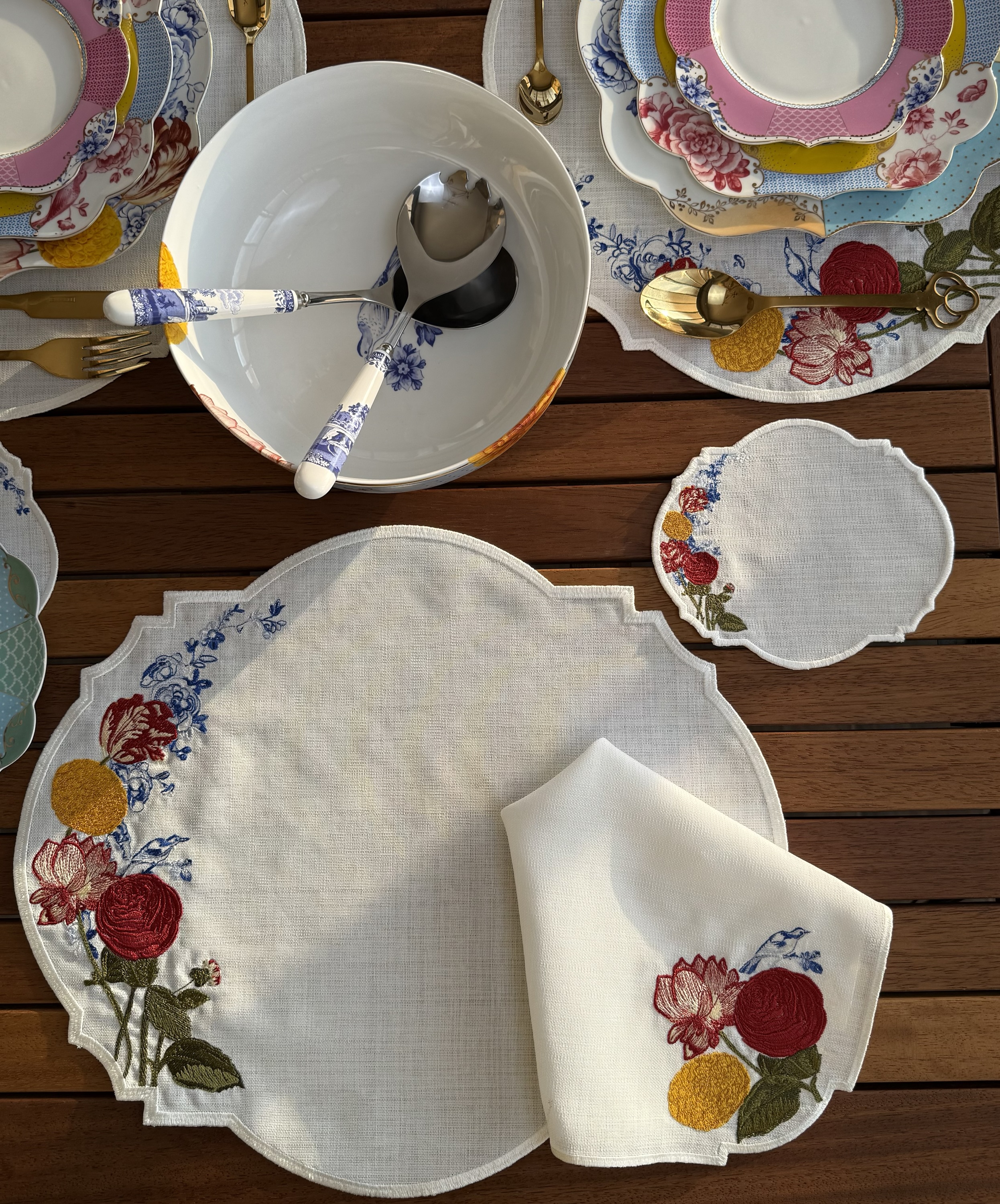 Royal Flora Servis Peçetesi