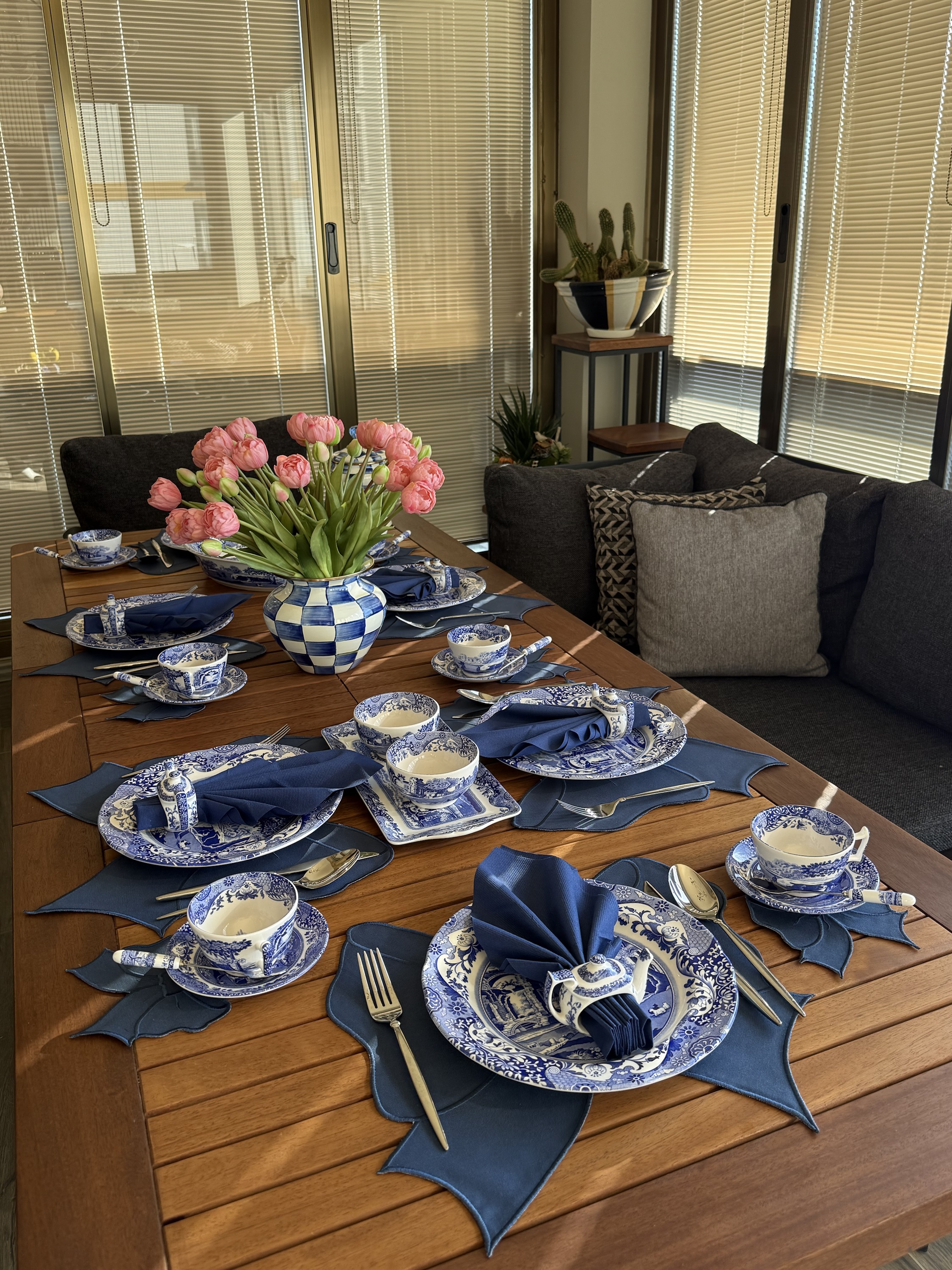 Lacivert Rubybow Amerikan Servis