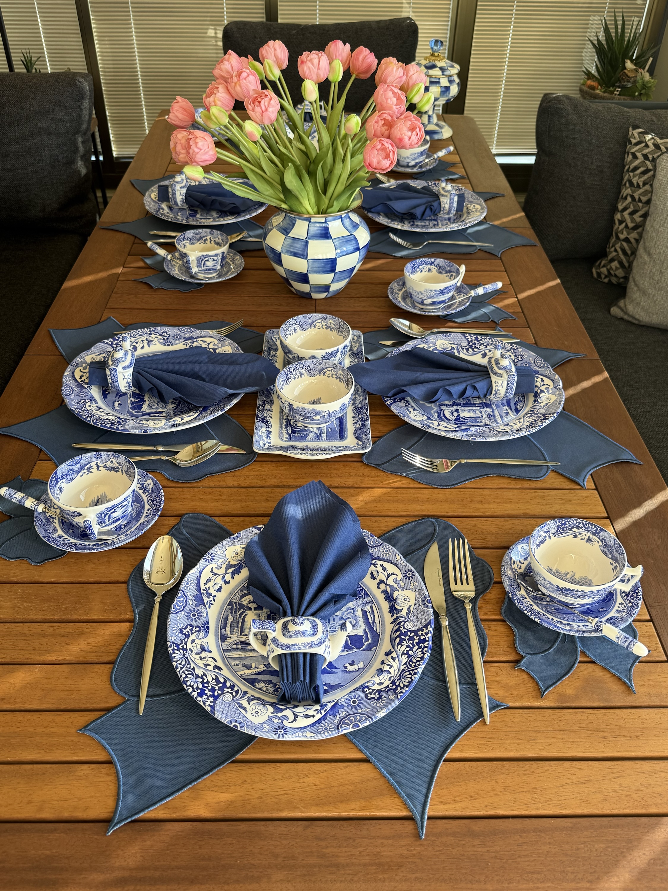 Lacivert Rubybow Amerikan Servis