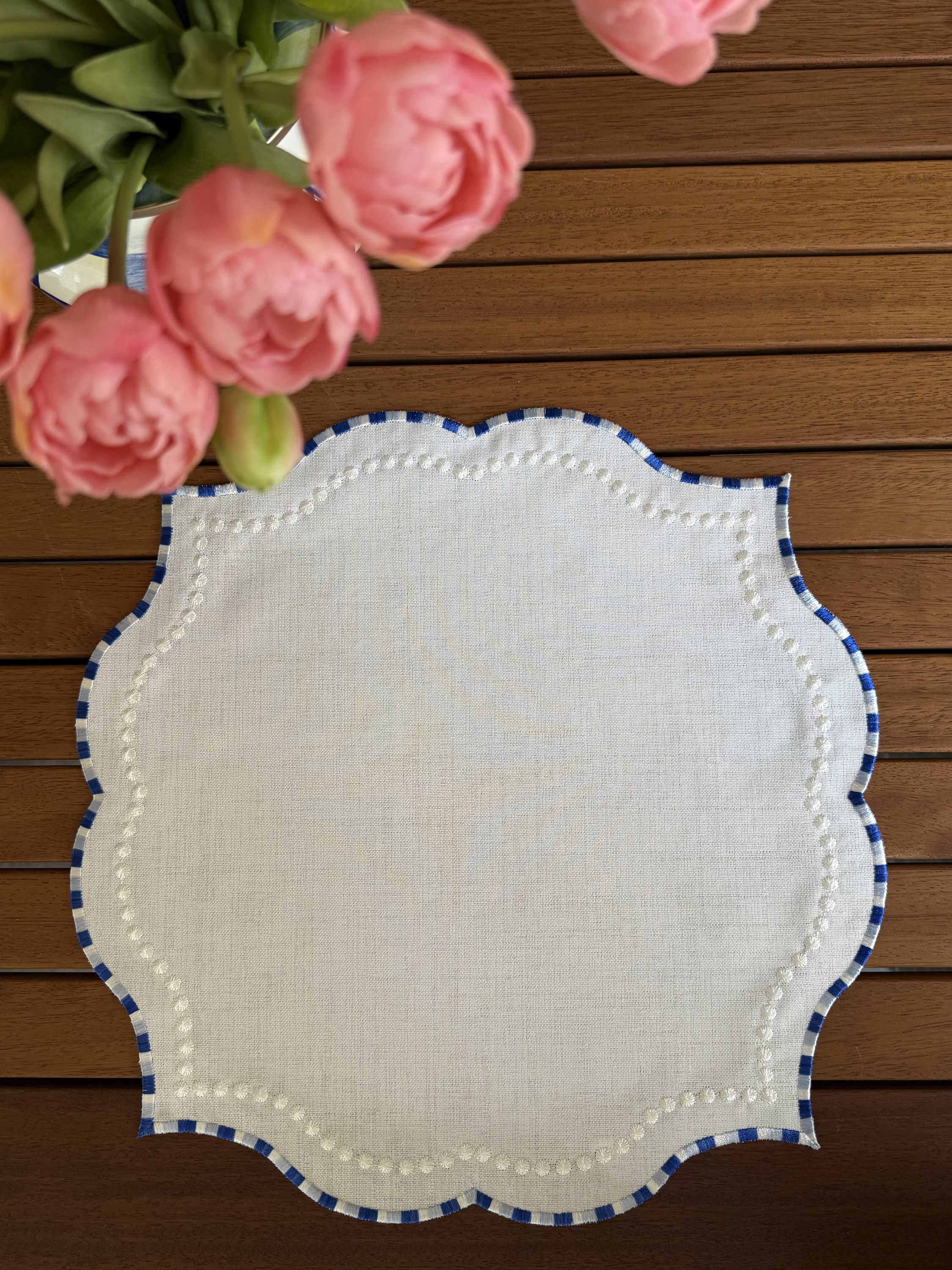 Royal Blue Chic Amerikan Servis