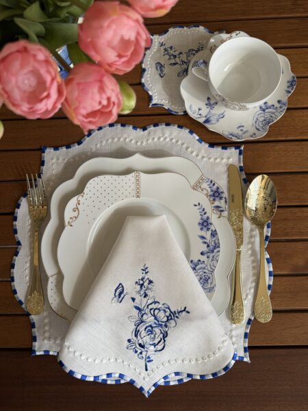 Royal Blue Chic  Servis Peçetesi
