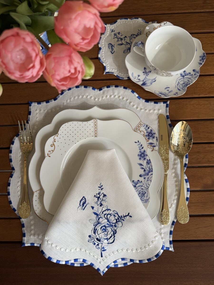 Royal Blue Chic Amerikan Servis, görsel 4