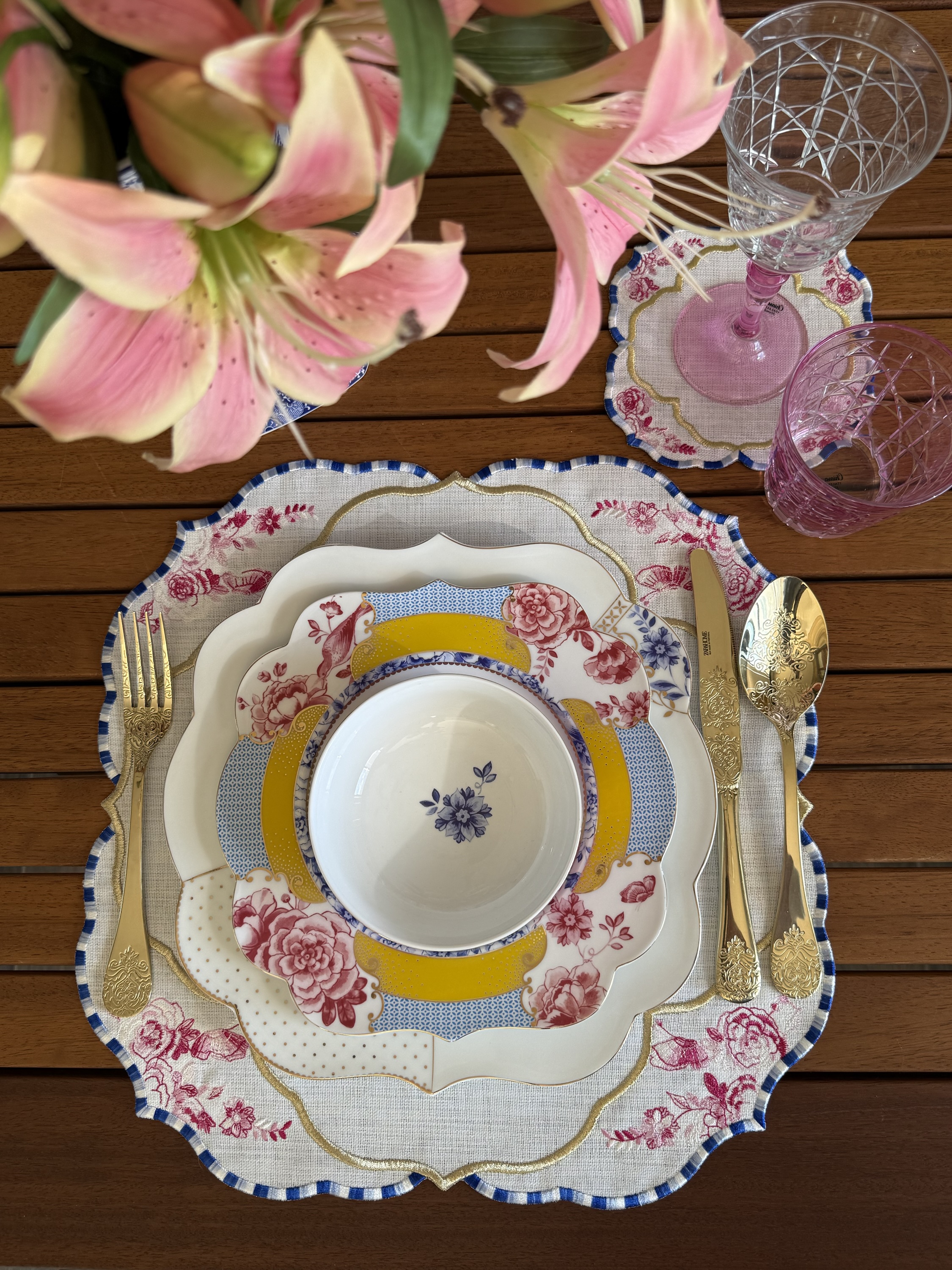 Royal Marbled Gold Amerikan Servis