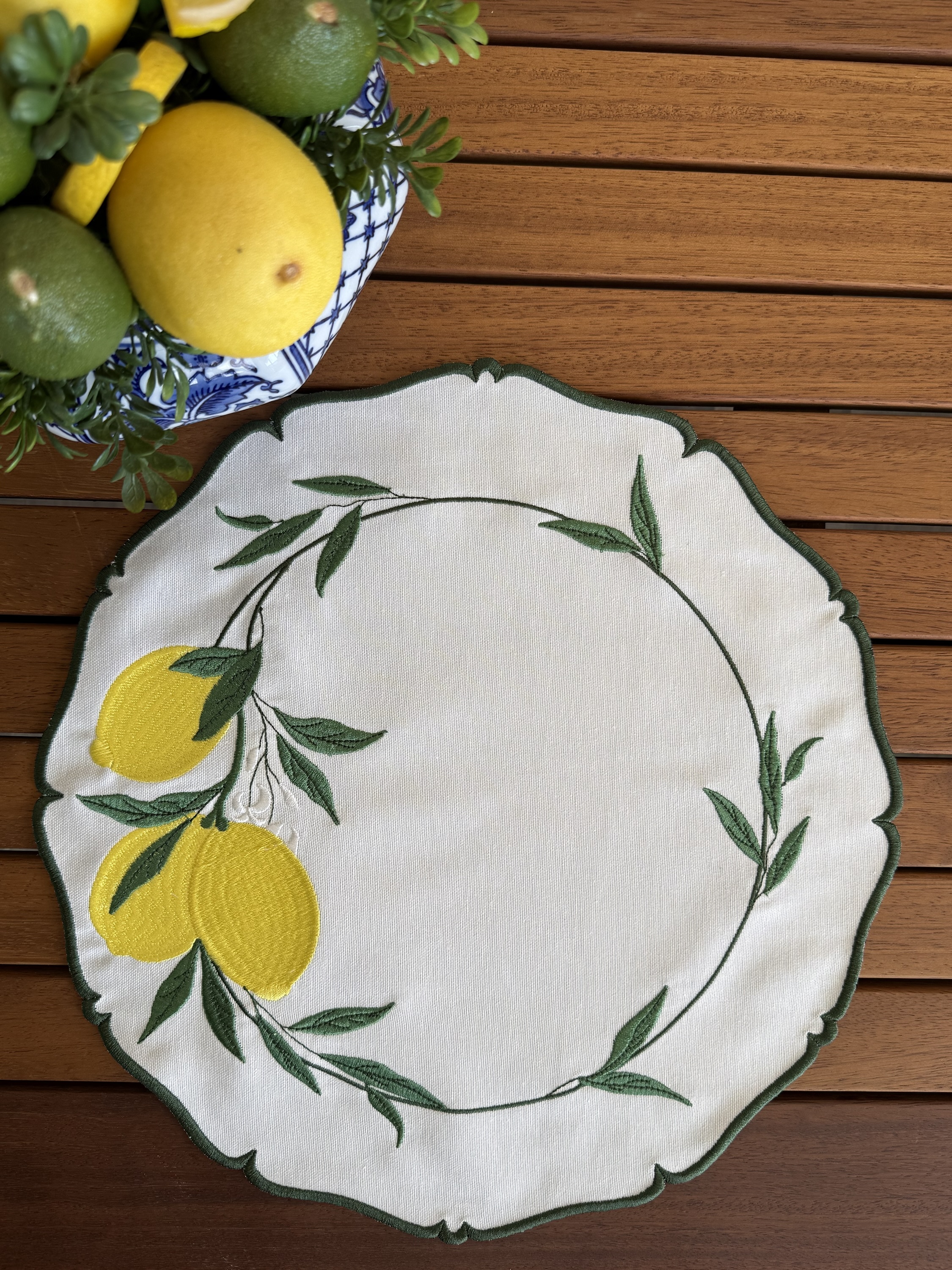 Lemon Garden Yeşil Amerikan Servis