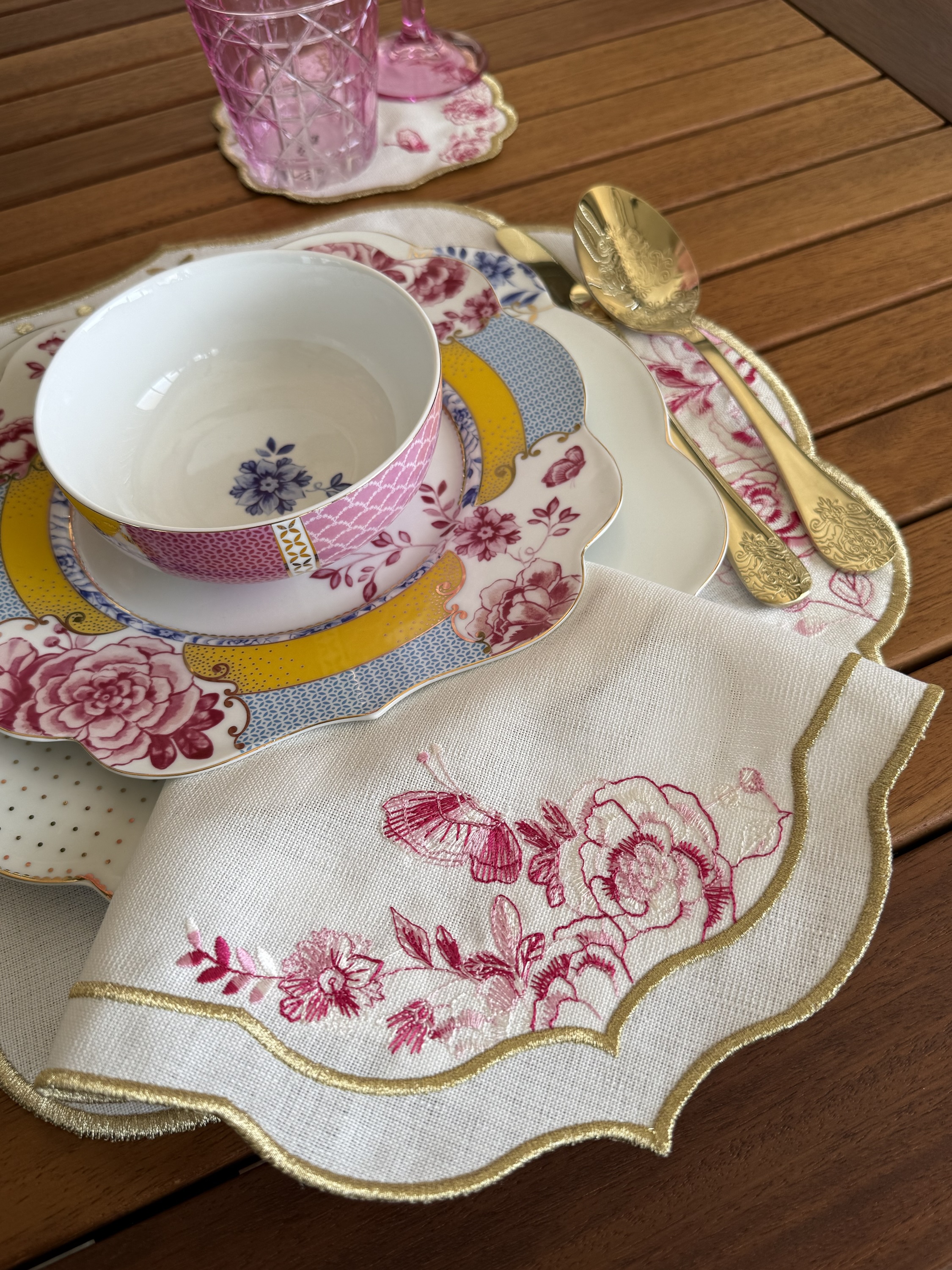 Royal Dream Rose Pink Servis Peçetesi