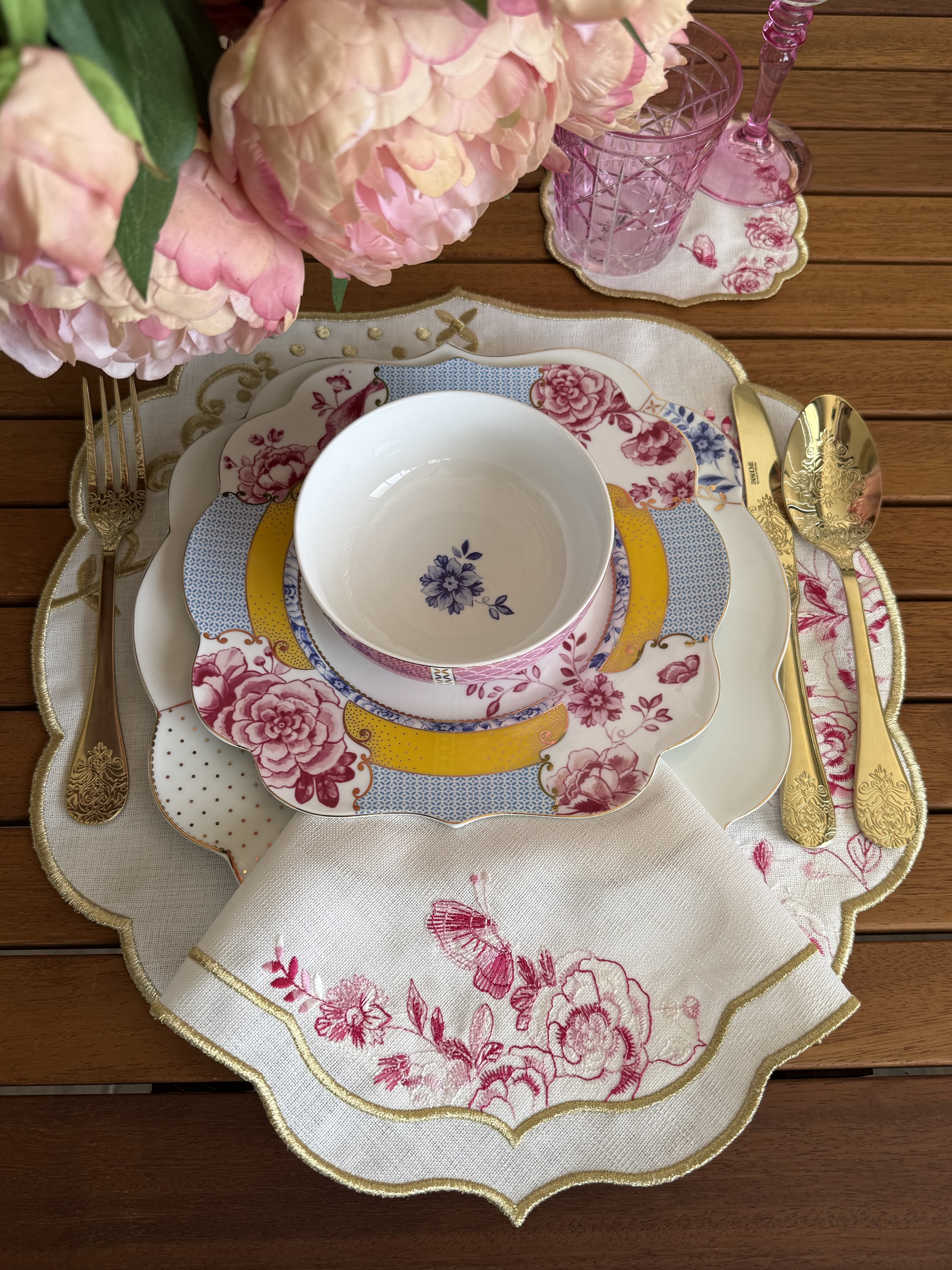 Royal Dream Rose Pink Servis Peçetesi