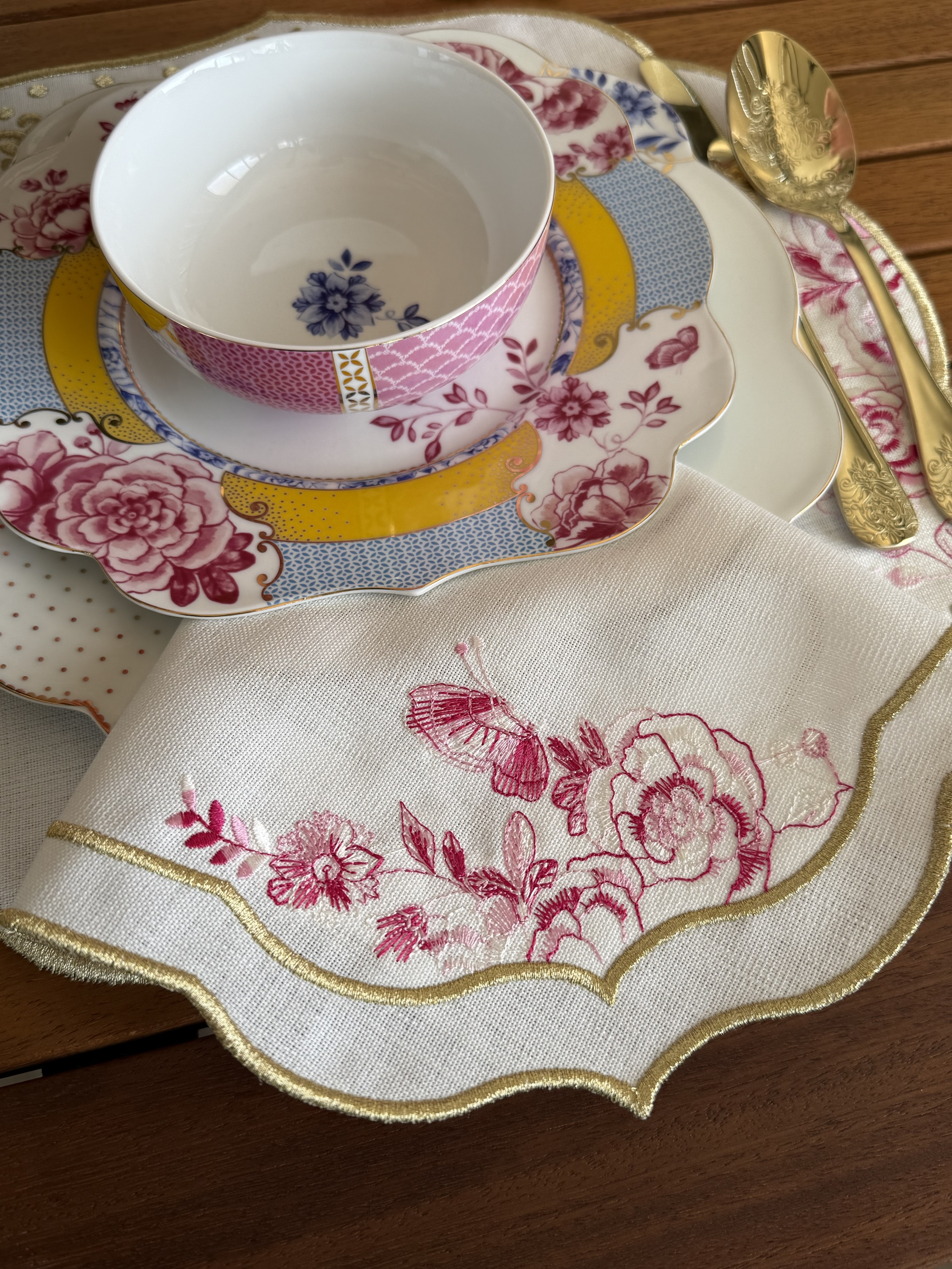 Royal Dream Rose Pink Servis Peçetesi