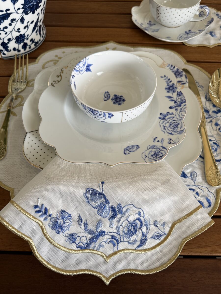 Royal Dream Rose Mavi Servis Peçetesi