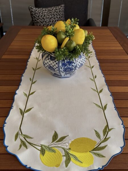 Lemon Garden Mavi Runner