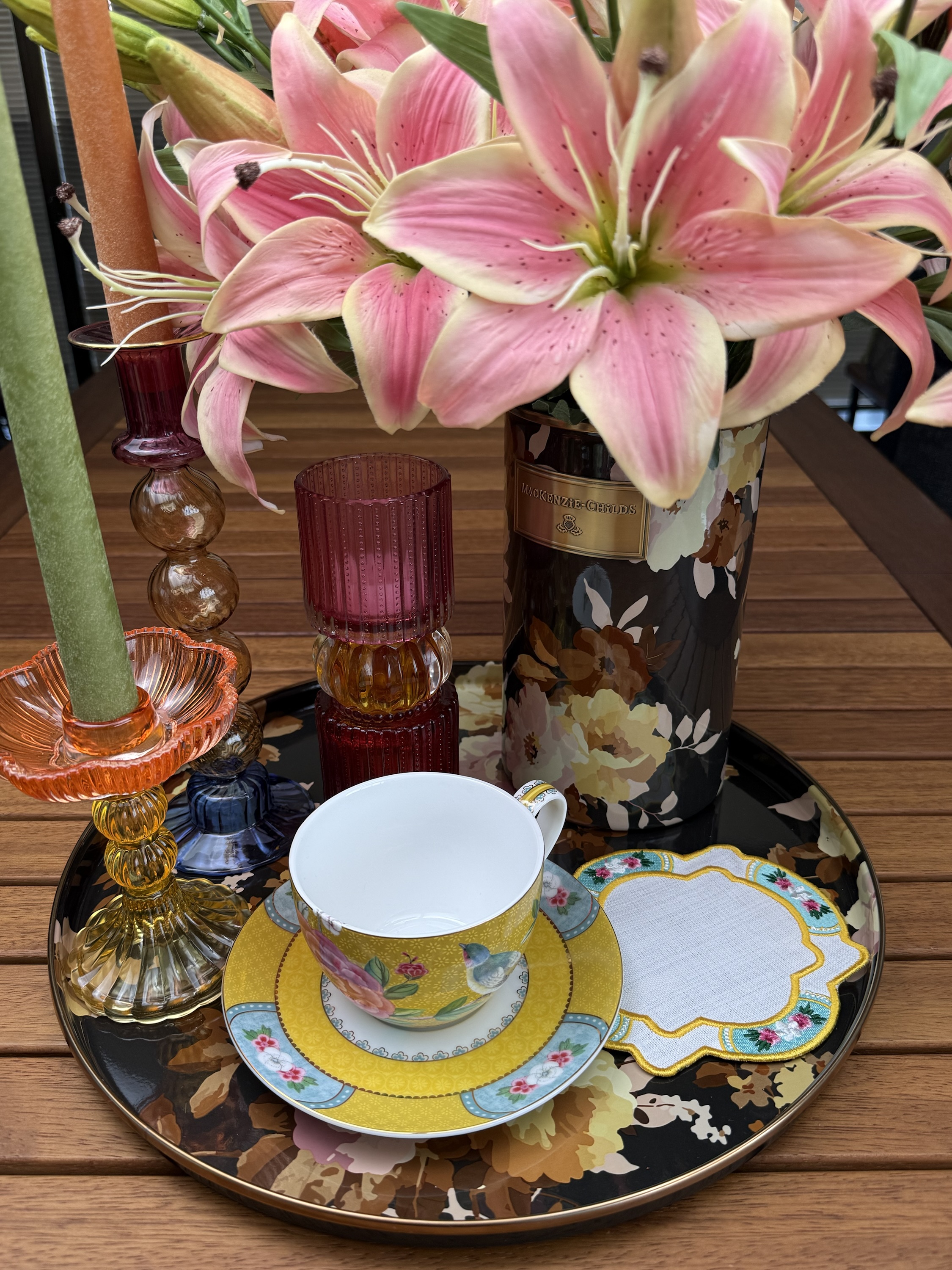 Bloom Sarı Kokteyl Peçetesi