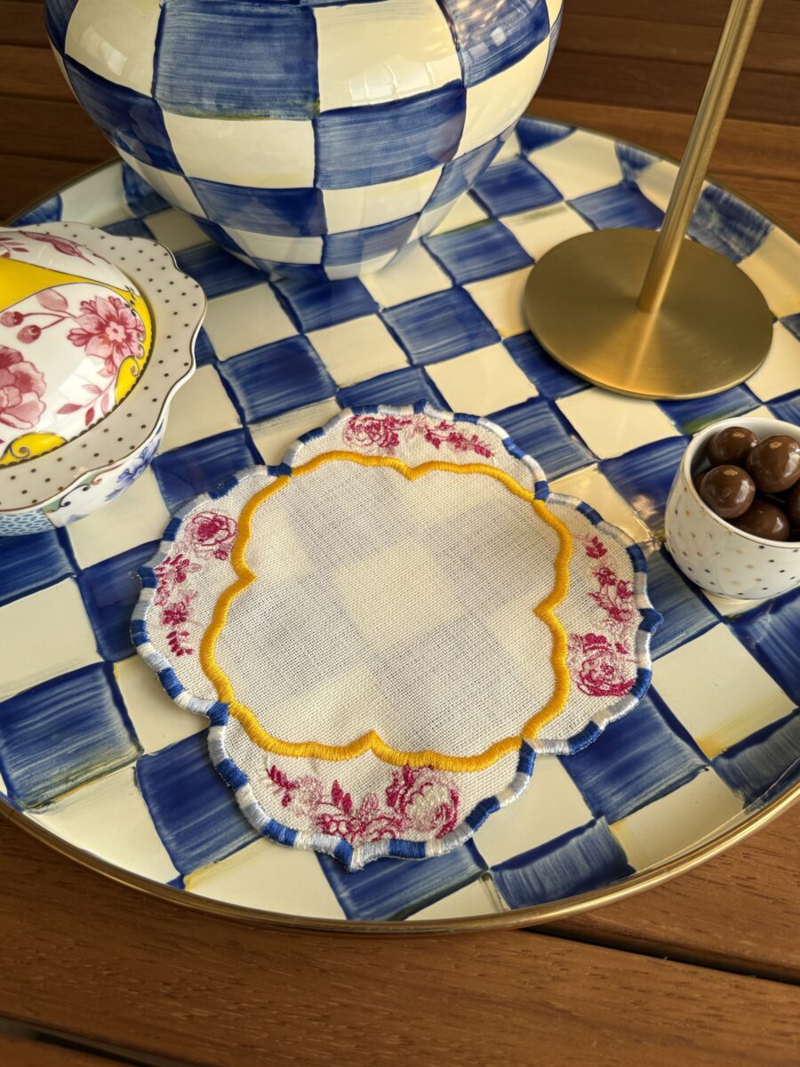 Royal Marbled Yellow Kokteyl Peçetesi, görsel 4