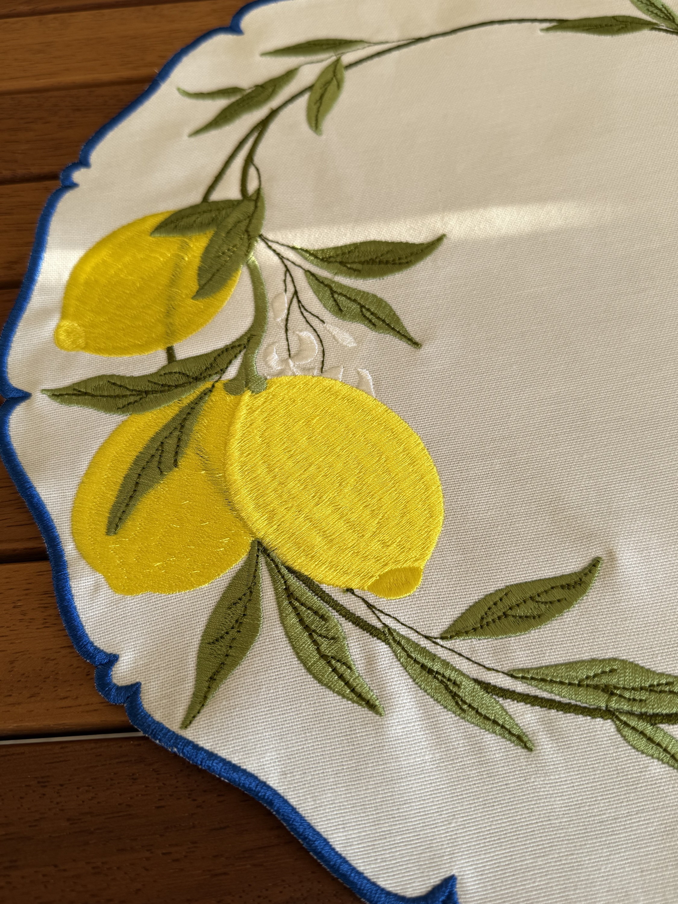 Lemon Garden Mavi Amerikan Servis